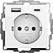 Produktbild Gira 245903 SchukoSteckdose USB-Anschluss Shutter Berührungsschutz 2-fach TypA(max.2,4A) TypC(max.3A) System 55 Reinweiß glänzend UP Schutzkontaktsteckdose Wandsteckdose Smartphone Tablet 32mm