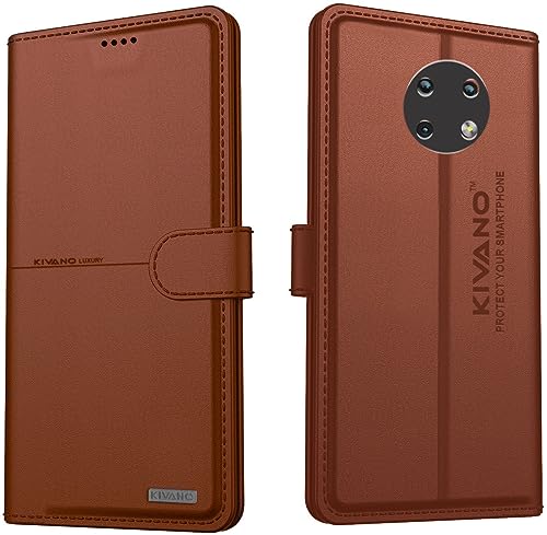 Image of KIVANO Compatible with Nokia G10 Flip Cover | Leather Finish | Inside Pockets & Inbuilt Stand | Shockproof Wallet Style Magnetic Closure Back Cover Case