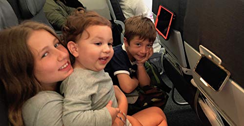 The Skyclip - Inflight Airplane Cell Phone Seat Back Tray Table Clip And Sturdy Phone Stand, Compatible With Iphone, Android, Tablets, And Readers (Pink 2 Pack) #TOP5