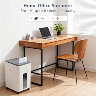 Trishintage Distruggi Documenti Alta Capacità: 400 Fogli Alimentazione Automatica P5 Microtaglio Sicurezza Elevata con Design Anti-Inceppamento per Ufficio Casa Business Scuola