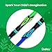 Boley Light Saber for Kids – Blue & Green Extendable LED Toy Swords for Kids – Interactive Sound Light-Up Playset – Fun Dueling Swords for Sci-Fi Cosplay and Pretend Play – Ages 3+, 2 Pack