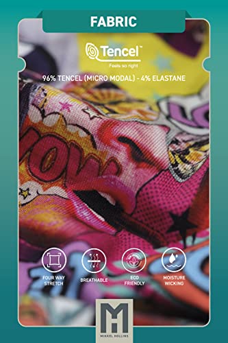 Mikkel Hollins - Triangle Bralette - Sexy Popart Design - Ultra Soft Tencel Fabric - Bralettes For Women - Wireless Bra - Modern Design Everyday Bras With Adjustable Straps (Pop)(Medium) #TOP6