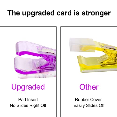 Image of 3PCS Credit Card Puller, Cute Debit Bank Card Grabber for Long Nails ATM Keychain Women with Plastic Clip