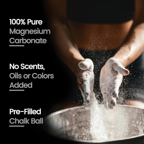 GhadFaya 1.5 LBS Loose Gym Chalk and Reusable Chalk Balls, Professional Fitness Chalk, Premium Chalk Powder for Rock Climbing, Weight Lifting, Exercise, and MoreMulti-Purpose Non-Slip Chalk - Thumbnail 2