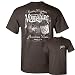 Smoky Mountain Moonshine T-Shirt American South Drinking Men's Novelty Shirt Brown Large