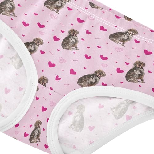 Girls' Underwear Griffon Breed Dogs Cotton Stretch Comfort Toddler Panties4