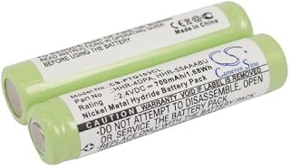 Replacement Battery Compatible for SHARP BT77 VL-S9000S MX7 VL-MX70 VL-E32U VL-MX75-HXGY VL-E41S VL-E31S VL-E7E VL-L310U BT80 VL-E8E VL-MX8U VL-E40S VL-E35U VL-E42U VL-E100U (4200mAh/6.0V), Battery