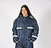 HAGOR Unisex Navy Blue Snowsuit Winter Clothing Snow Ski Suit Coverall Insulated Suit with Reflector