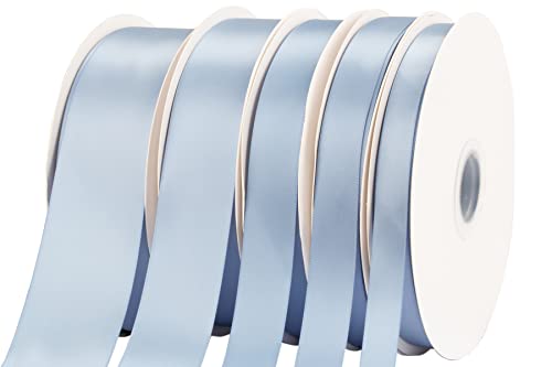 Fondersy 100 Yards French Blue Double Faced Satin Ribbon - 2" Width for Wedding, Gift Wrapping, Floral Arrangement and Crafts by Fondersy - Image 4