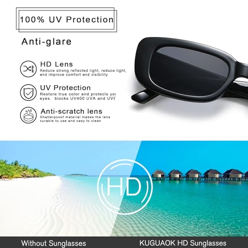 Image of KUGUAOK Polarized Sports Sunglasses for Men Driving Cycling Fishing Sun Glasses 100% UV Protection Goggles