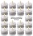 StockHomery Unscented Floating Candles - Pack of 20 - 3.5-4 Hours Burn Time - 100% Cotton Wick - Paraffin Wax - Smokeless, Unscented, Safe for Centerpieces - Ideal Décor for Weddings, Birthday Party