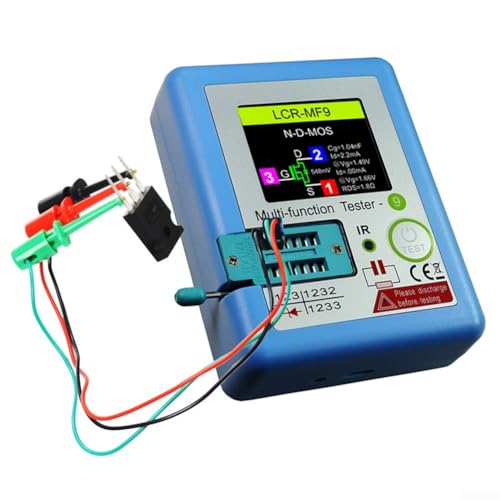 SPORTARC - MF9 TFT Transistor Testeur, Mesure NPN PNP Transistors, Résistances, Condensateurs avec Affichage Graphique