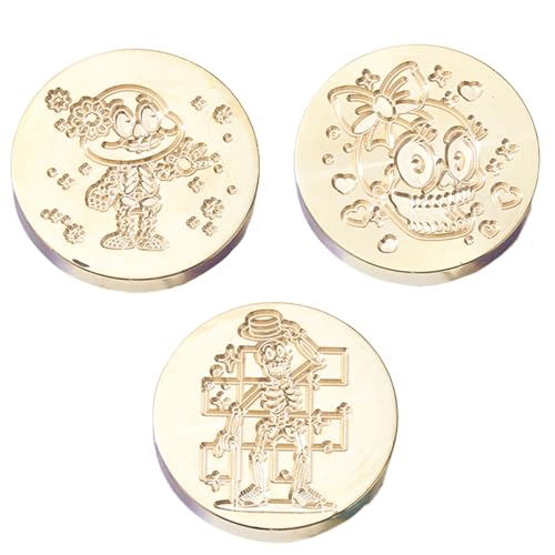 GAOFESA 3 Stück Siegelstempel Tag der Toten