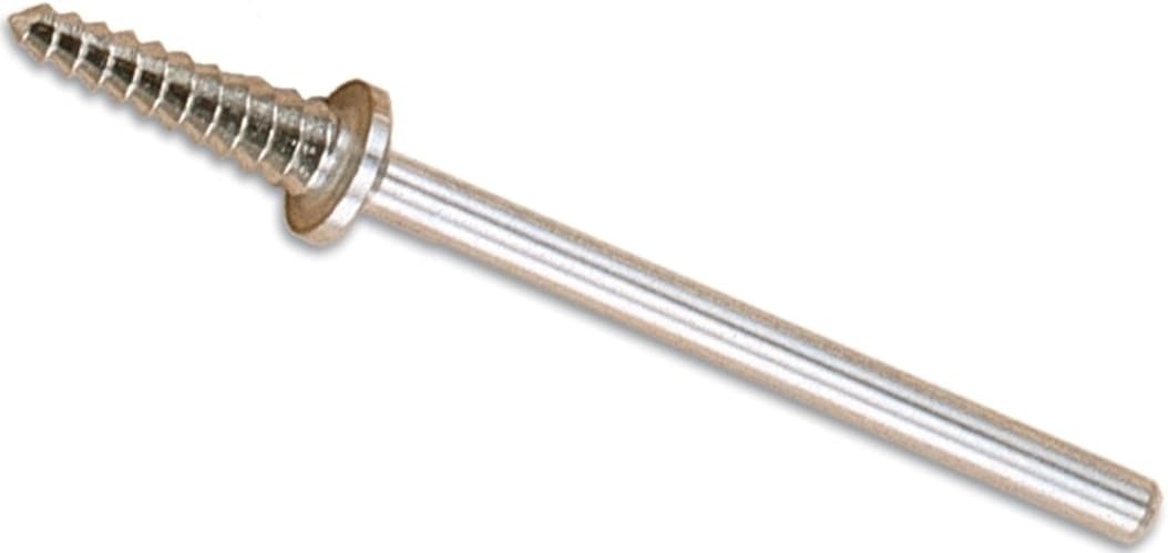 Grobet USA Mandrels With 3/32 Shank Tapered Thread 3/8 Screw Length Box of 12