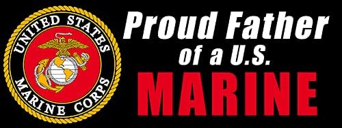 US Marine Corps Veteran Proud Daughter Decal - 3.8 Inch Military Sticker