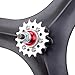 SOLOMONE CAVALLI SC Fixed Gear 700c Tri Spoke 5-Spoke Rim Front Rear Single Speed Fixie Bicycle Wheel Set