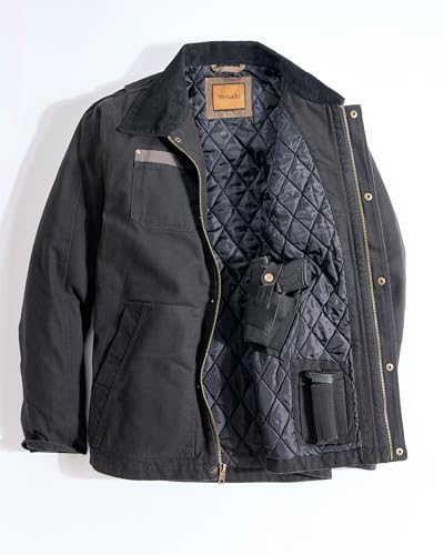 Image of Venado Concealed Carry Jacket for Men - Heavy Duty Canvas - Conceal Carry Pockets
