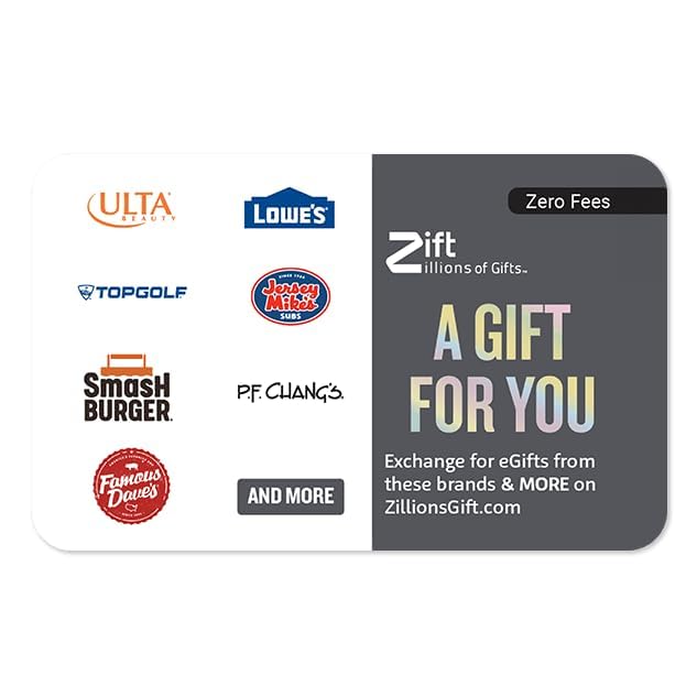 Zift Zillions A Gift For You eGift Card