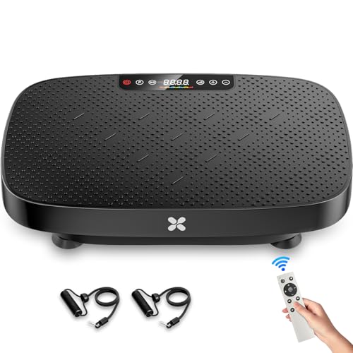 Image of Vibration Plate Exercise Machine, Vibrating Plate for Lymphatic Drainage, Shake Plate Whole Body Vibration Plate Platform, Fitness Equipment for Weight Loss Fat Burner for Women Men