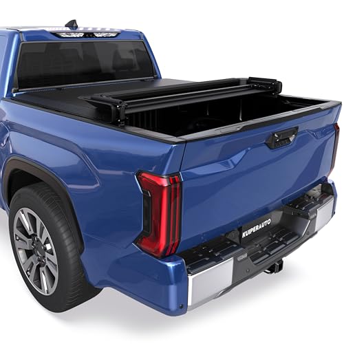 5.5FT Quad Fold Soft Truck Bed Tonneau Cover Compatible with 2022-26 Tundra