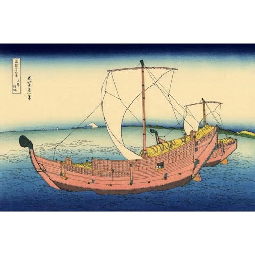 Impression giclée Hokusai pour sublimer un grand salon moderne avec élégance