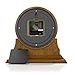 Mantel Clock for Living Room - Decorative Wood Mantle Clock Battery Operated - Silent Wooden Mantle Clock for Living Room Decor Above Fireplace Mantel, Office, Table, Shelf & Home Décor Gift 9x8.5