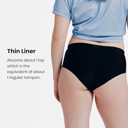 KNIX Kt Light Leakproof No-Show Boyshort - Period Underwear for Teens - Machine Washable (3 Pack)3