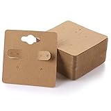 6 fori preforati: ogni espositore per gioielli contiene 6 fori preforati, il set di carte per orecchini è adatto per la maggior parte dei tipi di orecchini, adatto per orecchini, orecchini, orecchini a leva, orecchini e clip, possono essere utilizzati anche per appendere: il supporto per orecchini può essere piegato sulla parte superiore dello scaffale e aiuta a presentare e conservare meglio gioielli e artigianato.
