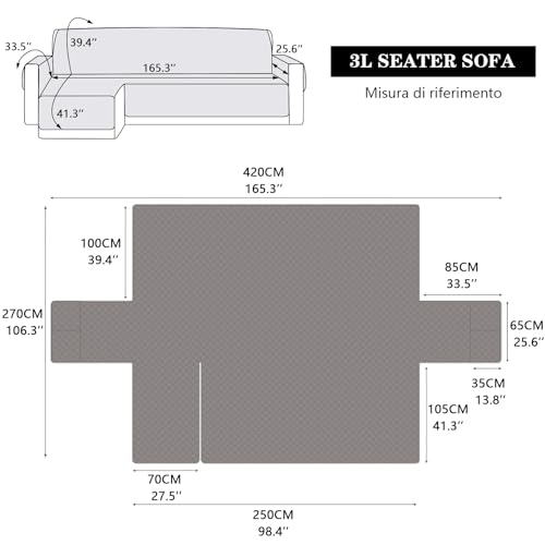 Protege canape griffe chat impermeable et reversible gris