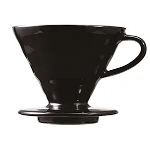 HARIO Dripper Black V60?Transparent Dripper 02, [?? Model] KDC??02??B