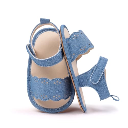 Toddler Baby Girls Sandals Infant Premium Rubber Sole Open-Toe Non-Slip Shoes Girl Soft First Walkers Shoes3