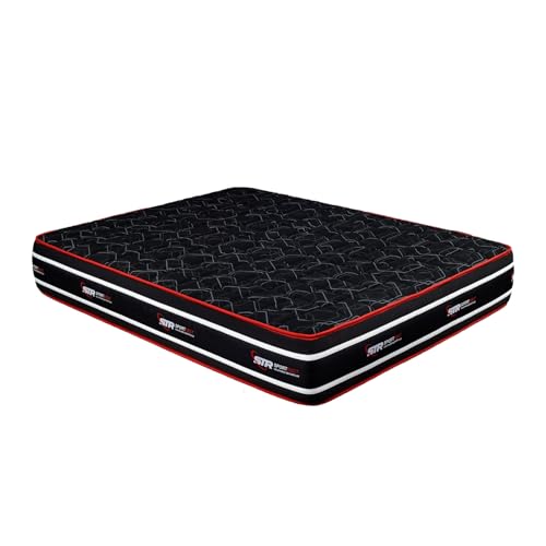 STR SPORT REST Colchón Deportivo Grafeno Oxygen Gel 30 cm Viscoelástico HR Alta Densidad Firme Fabricado en España 180x200 cm