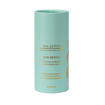 Dew Revive - بلسم ترطيب الوجه والجسم ، 2 أوقية ، مرطب يومي متعدد الأغراض ، تحت بلسم العين ، مهدئ للبشرة ، برايمر مكياج ، رائحة ترابية طبيعية ، بدون رائحة اصطناعية