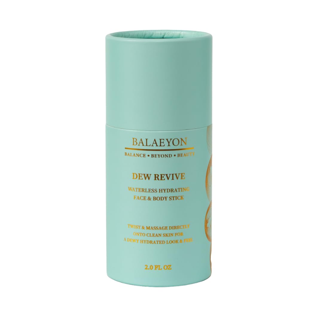 Dew Revive - Face & Body Hydration Balm, 2oz, Multipurpose Everyday Moisturizer, Under Eye Balm, Skin Soother, Makeup Primer, Natural Earthy Scent, No Artifical Scent