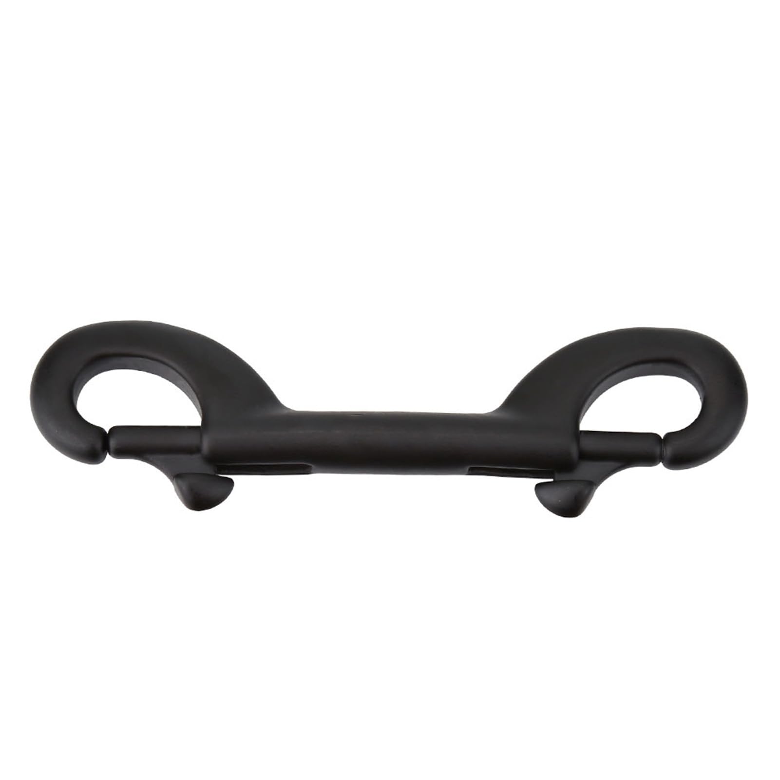 Dioche Black Clip Hook For Scuba Diving, Stainless Steel Diving Clip Swivel Eye Snap For Scuba Diving Diver, Double Ended Clip Hook Snap Scuba Diving Buckle (100Mm-)