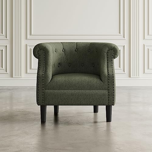Sillón Barril Curvo Verde Salvia miniatura 2