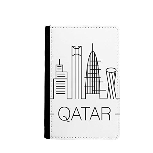 Étui portefeuille pour passeport Qatar aux finitions premium durables