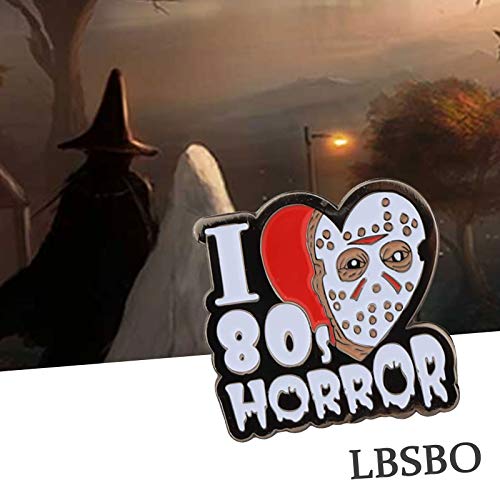 Image of Jewelry Halloween Jewelry I Love 80s Enamel Pin Halloween Movie Gift