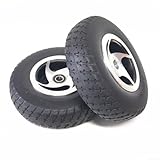 Solide Konstruktion: Hergestellt aus Polyurethan und Aluminiumlegierung, diese 9-Zoll-Reifen bieten eine lange Leistung für Ihren Roller.
