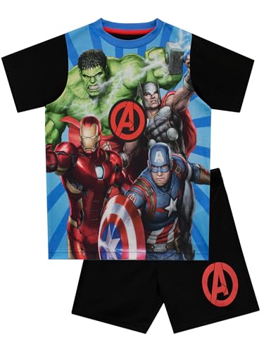 Marvel Boys' Avengers Pajamas Size 8 Blue