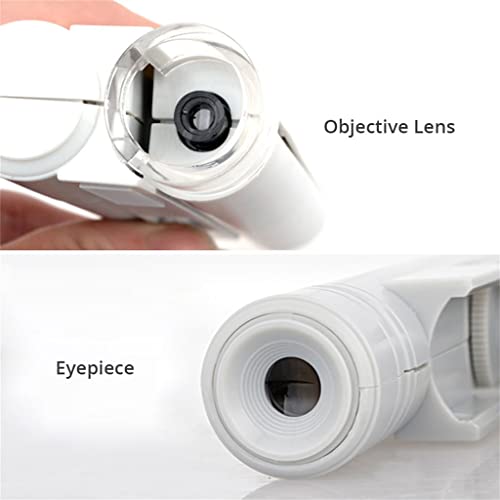 Poinçon invisible ? Mini microscope portable éclairé et loupe bijoux - 2