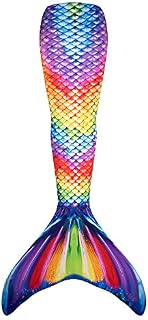 Fin Fun Mermaid Tail Only, Reinforced Tips, NO Monofin, New Rainbow Reef, Size