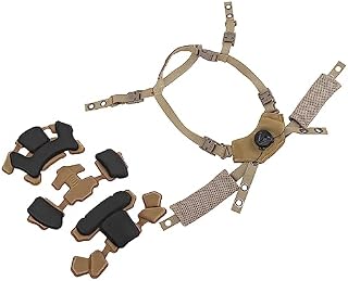 Helmet Dial Suspension System Chin Strap, Helmet Padding Kit Easy to Install Comfortable Soft Portable Size for Wendy for Fast