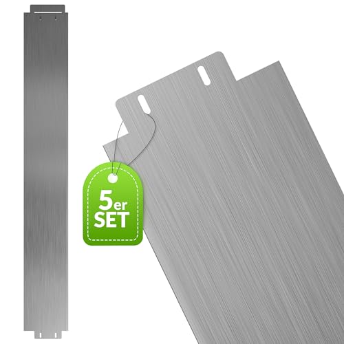 Gartenpirat Rasenkante Metall 500 cm Höhe 18 cm (5x100 cm) Beeteinfassung