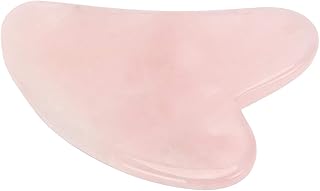 Gua Sha Facial Tool Rose Quartz Gua Sha Scraping Massage Tools for Facial & Body Skin Massage Natural Jade Guasha Board For SPA Physical Therapy Anti-Aging Facelift Skin Tightening