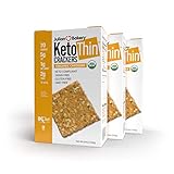 Julian Bakery Keto Thin Crackers | Organic Cheddar | USDA Organic | Gluten-Free | Grain-Free | GMO...