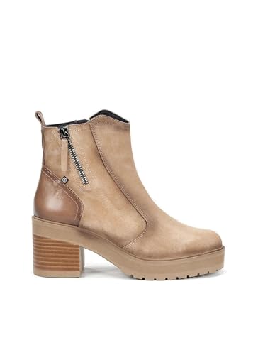 Bottines beiges pour femme Dorking les chaussures de marche urbaine