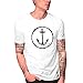 Produktbild VIENTO Anchor Logo Herren T-Shirt (Weiß, small)