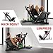 RitFit Leg Press Hack Squat Machine, Professional Adjustable Leg Press Machine for Home Gym with Linear Bearing, Specialty Hack Squat Machine for Full Lower Body Workout with Weight Storage Posts