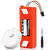 Batteria agli ioni di litio da 14,4 V 6600 mAh per Xiaomi Roborock S5, S50, S5 Max, S6, S6 MaxV, S7 MaxV Ultra/Pure, S8, S55, Brr-2p4s-5200s, Q5, Q7 Max Pro Robot Aspirapolvere con cacciavite